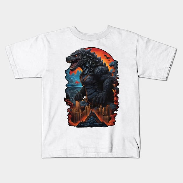 Godzilla Kids T-Shirt by ahmadist